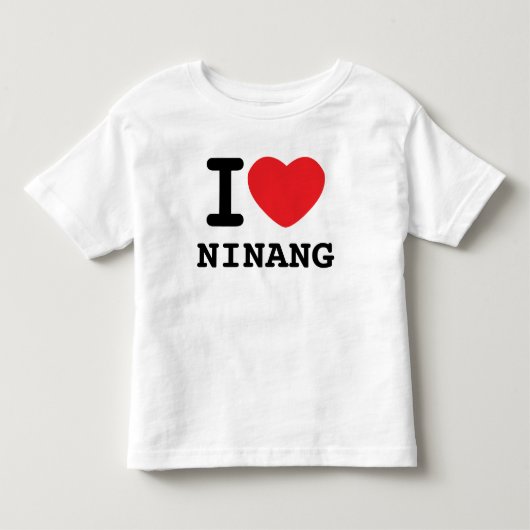 i hart ninang kinder shirts (Voorkant)