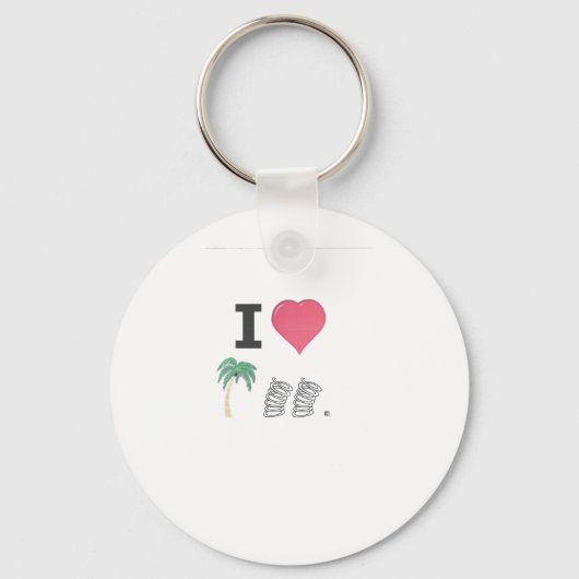 I Hart Palm Springs Sleutelhanger (Voorkant)