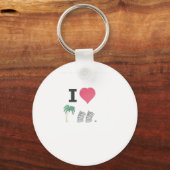 I Hart Palm Springs Sleutelhanger (Voorkant)