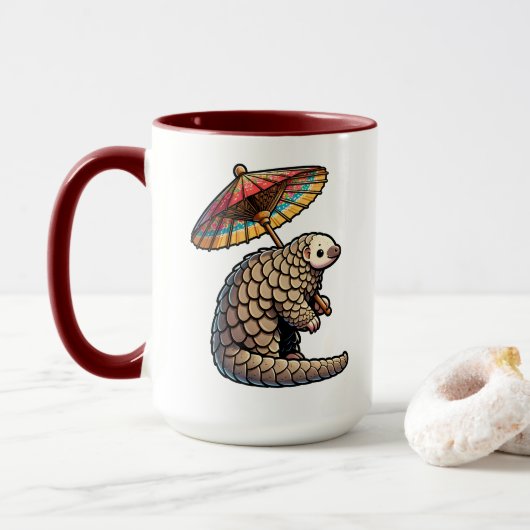 I Hart Pangolins Mok (Met donut)