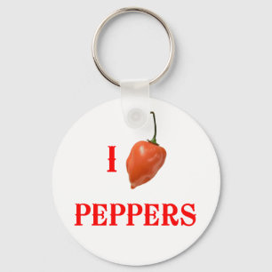 I (Hart) Peppers Sleutelhanger
