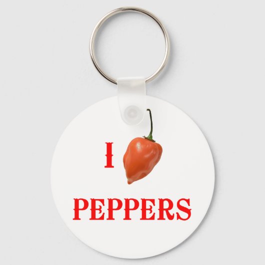 I (Hart) Peppers Sleutelhanger (Voorkant)