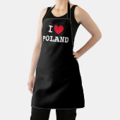 I hart Polen ❤ Aangepaste kleur koken schorten (Insitu)