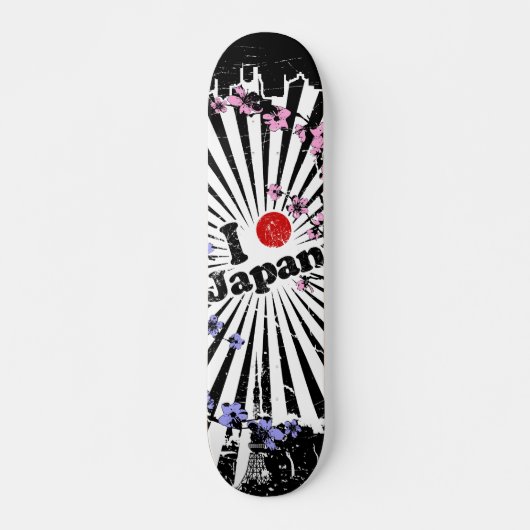 I hart (punt) Japan Skateboard (Voorkant)