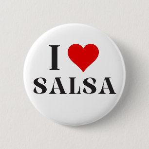 I hart salsa knop ronde button 5,7 cm