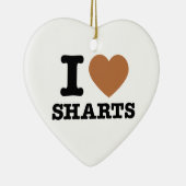 I Hart Scheten Keramisch Ornament (Rechts)