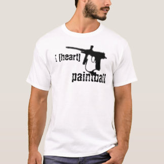 I (hart) schildbal t-shirt