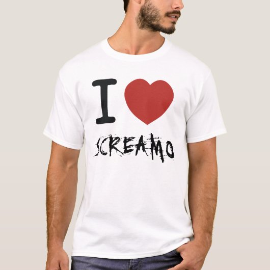 I hart SCREAMO T-shirt (Voorkant)
