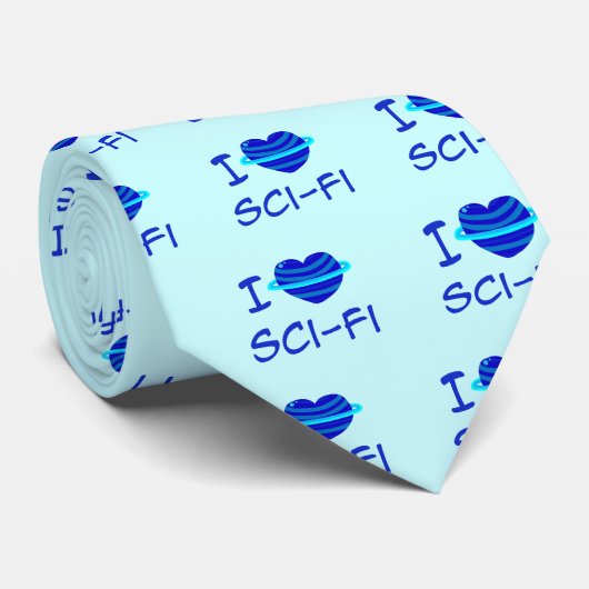 I hart SCSI-Fi Stropdas (Opgerold)