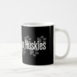 I (hart) Siberische Huskies Koffiemok