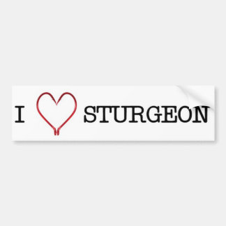 I [Hart] Sturgeon Bumpersticker