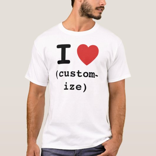 I hart t-shirt (Voorkant)