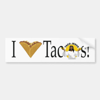 I (hart) Tacos Bumpersticker