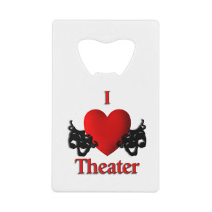 I Hart Theater Kredietkaart Flessenopener