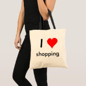 i hart winkelen tote bag (Voorkant (product))