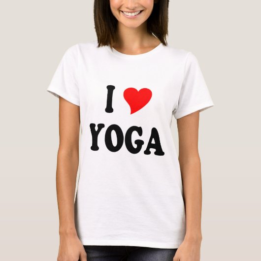 I hart yoga t-shirt (Voorkant)
