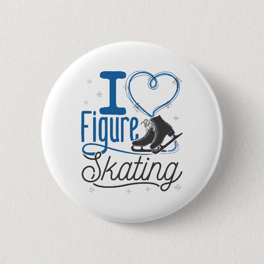 I Hartfiguur Skating Ronde Button 5,7 Cm (Voorkant)