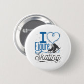 I Hartfiguur Skating Ronde Button 5,7 Cm (Voorkant /achterkant)
