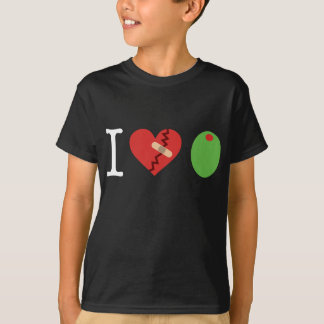 i hartolijf IN HET T-shirt van het kind (zwart)