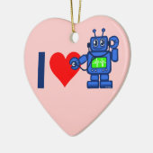 I hartrobot keramisch ornament (Links)