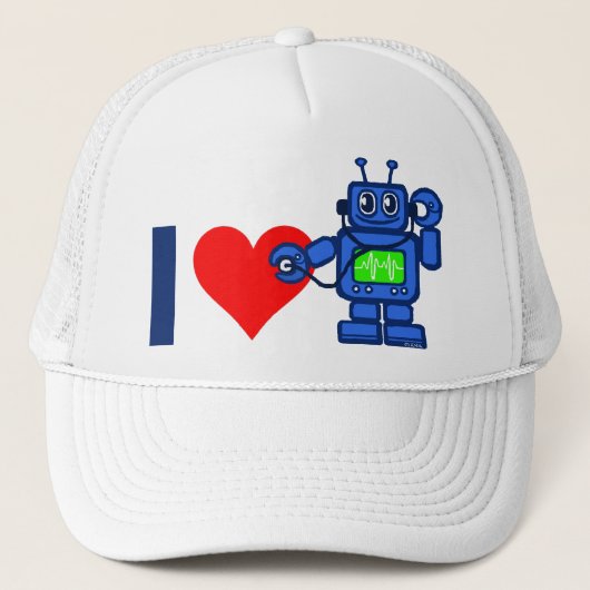 I hartrobot trucker pet (Voorkant)