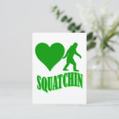I hartsquatchin briefkaart (Staand voorkant)