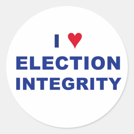 I hartverwarmingsintegriteit ronde sticker (Voorkant)