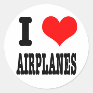 I HARTVLIEGTUIGEN RONDE STICKER