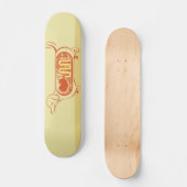 I hartworsthonden skateboard (Voorkant)