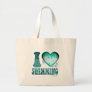 I Hartzwemmen Grote Tote Bag