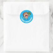 I Hate Broccoli Ronde Sticker (Tas)