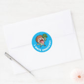 I Hate Broccoli Ronde Sticker (Envelop)