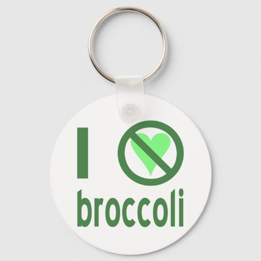 I Hate Broccoli Sleutelhanger (Voorkant)