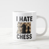 I Hate Chess Extra Grote Beker (Rechts)