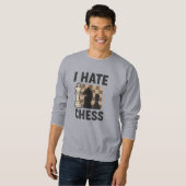 I Hate Chess sweatshirt - vivid print (Devant entier)