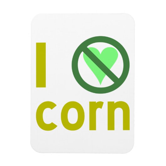 I Hate Corn Magneet (Verticaal)