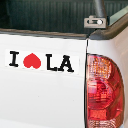 I Hate LA bumper sticker (Op Truck)