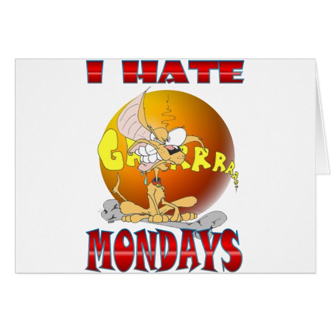 I HATE Maandagen (Voorkant Horizontaal)
