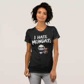 I Hate Mondays Black T-shirt (Devant entier)