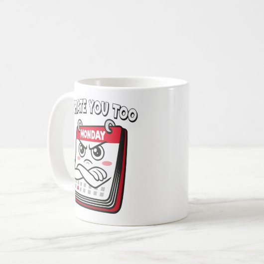 I Hate Mondays Koffiemok (Voorkant links)