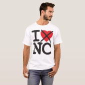 I Hate NC - North Carolina T-shirt (Voorkant volledig)
