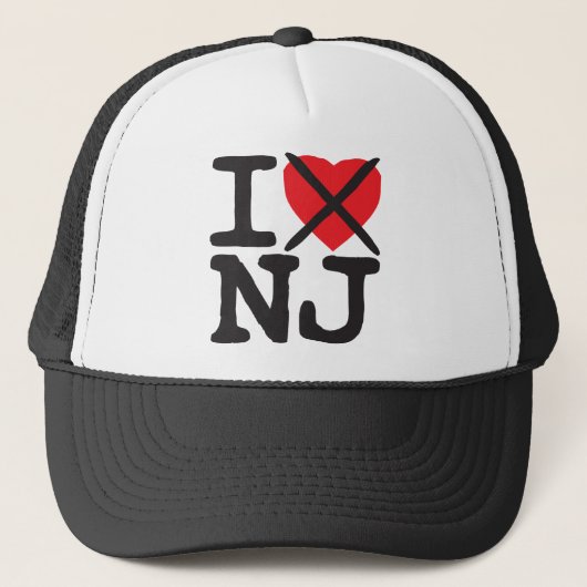 I Hate NJ - New Jersey Trucker Pet (Voorkant)