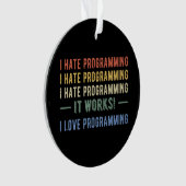 I Hate Programmation - Drôle Programmeur I (devant)