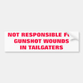 I HATE TAILGATERS BUMPERSTICKER (Voorkant)