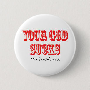 I-Hate-ur-god Ronde Button 5,7 Cm