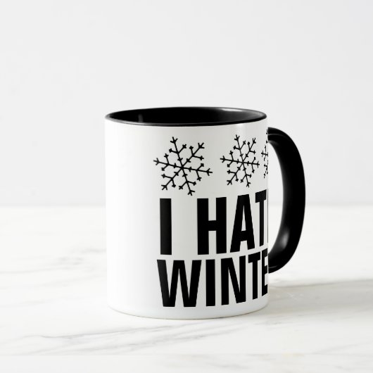 I HATE WINTER COFFEE MUGS MOK (Voorkant rechts)