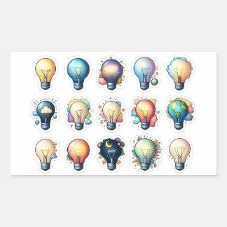 I have an idea! rechthoekige sticker