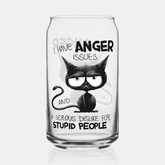 I Have Anger Issues Funny Cat Lover Gift  (Verso)