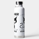 I Have Anger Issues Funny Cat Lover Gift Waterfles (Rechts)