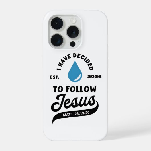 I have decided to follow JesusChristian Phone Case (Verso)